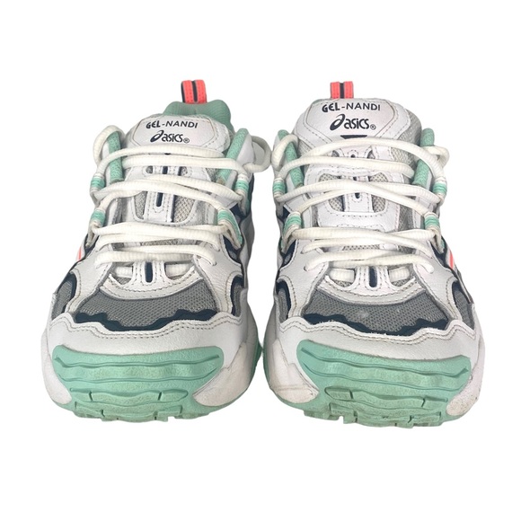 Womens Asics Gel Nandi OG Shoe Size 8 Piedmont Grey/White Running Jog 1022A241 - Picture 5 of 8